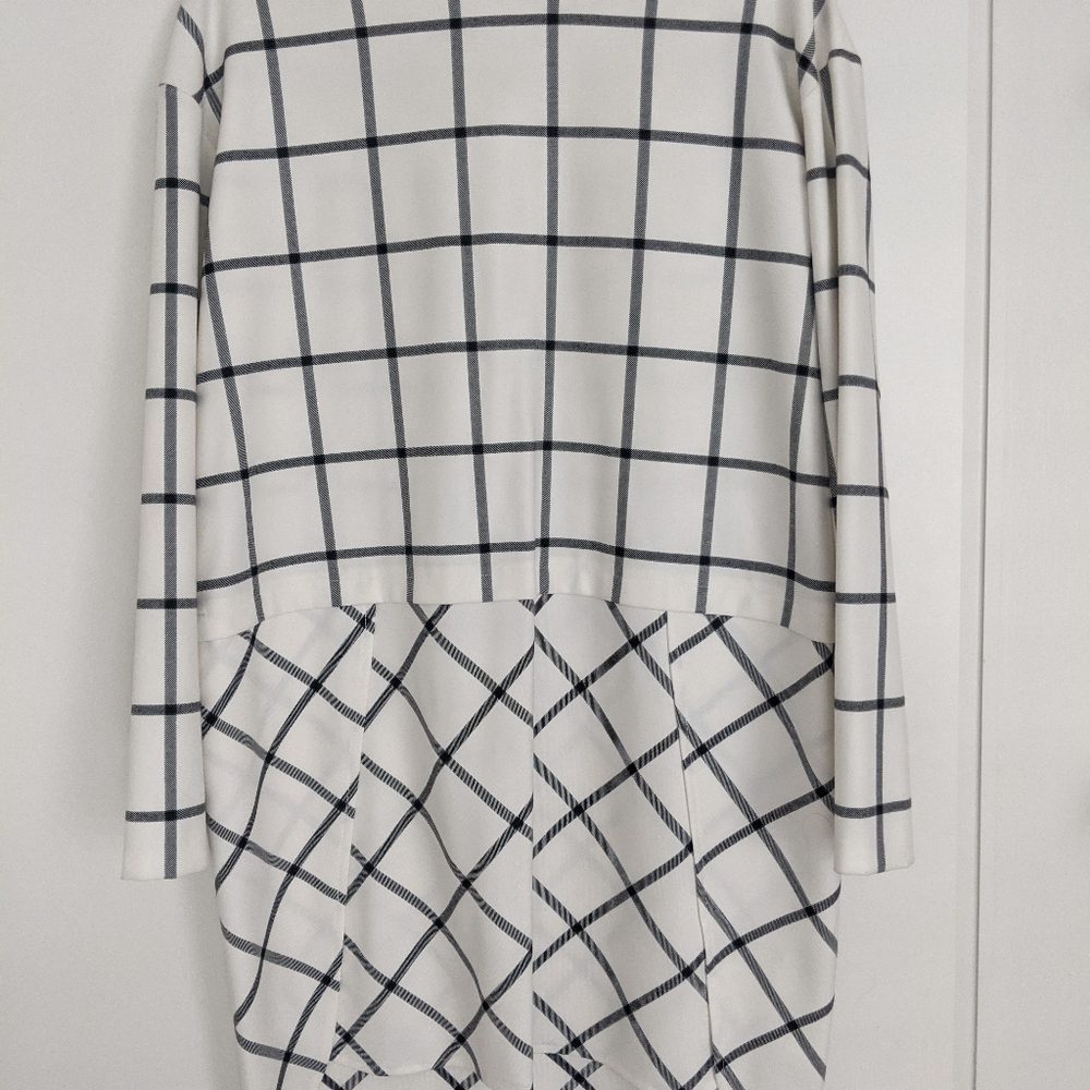 French connection black and white dress